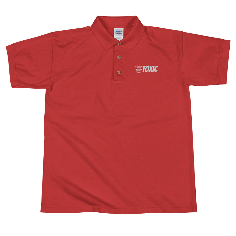 TOXIC DEFINE Embroidered Polo Shirt