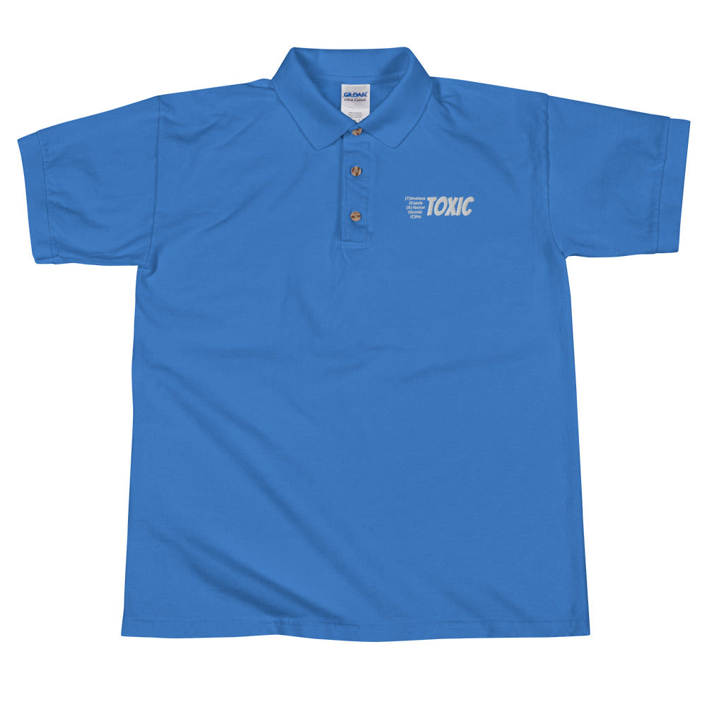 TOXIC DEFINE Embroidered Polo Shirt