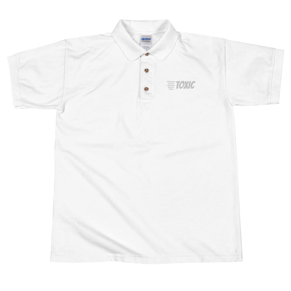 TOXIC DEFINE Embroidered Polo Shirt