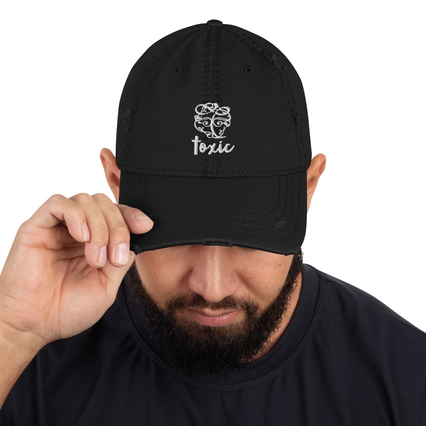 TOXIC Distressed Dad Hat