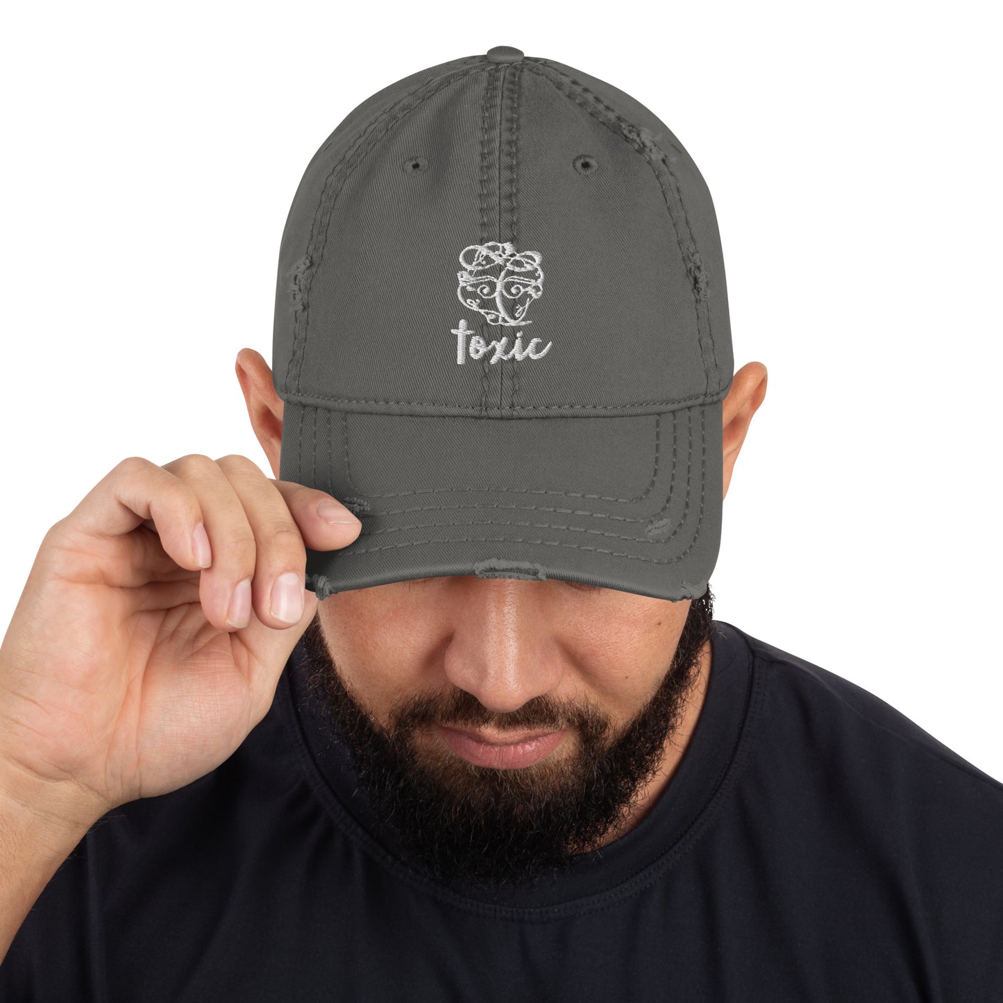 TOXIC Distressed Dad Hat