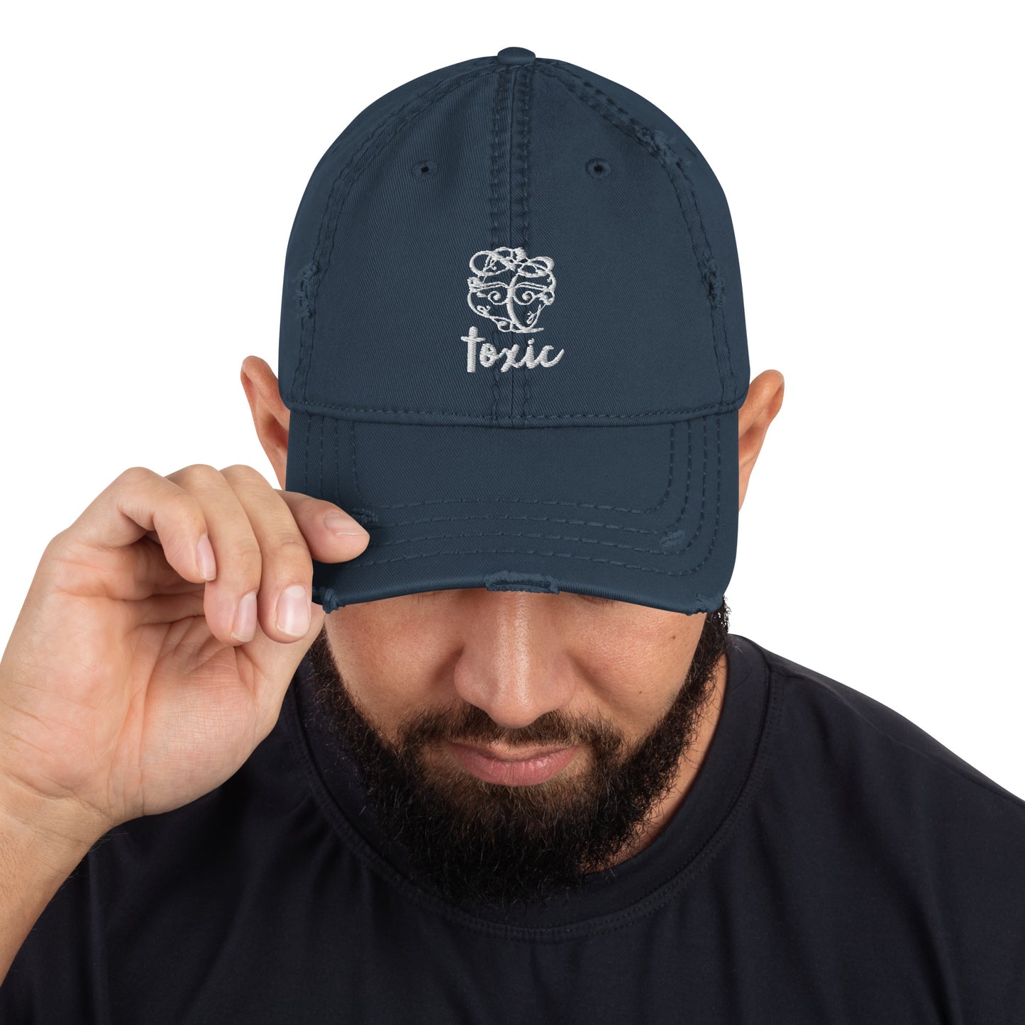 TOXIC Distressed Dad Hat