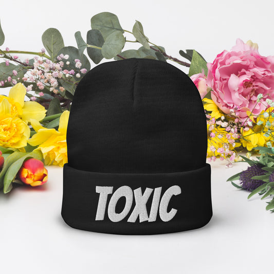 TOXIC Embroidered Beanie