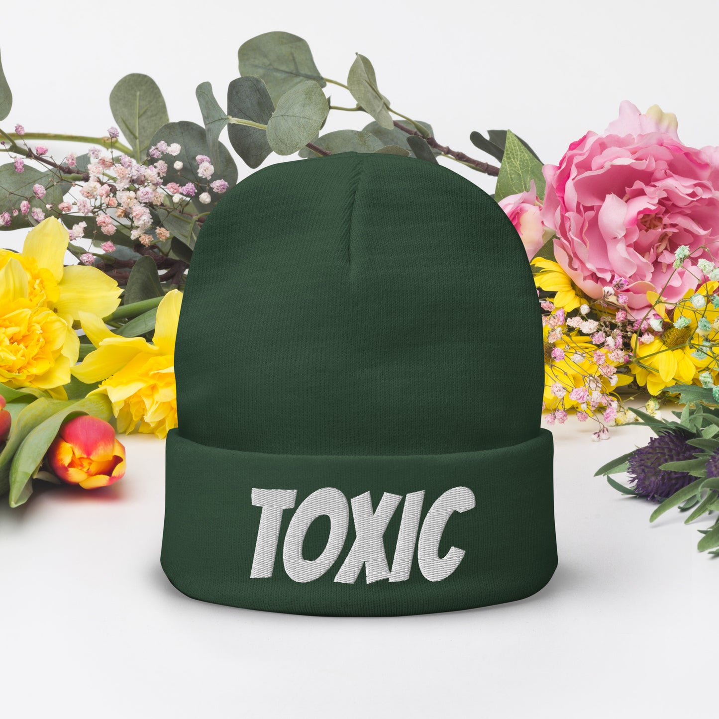TOXIC Embroidered Beanie