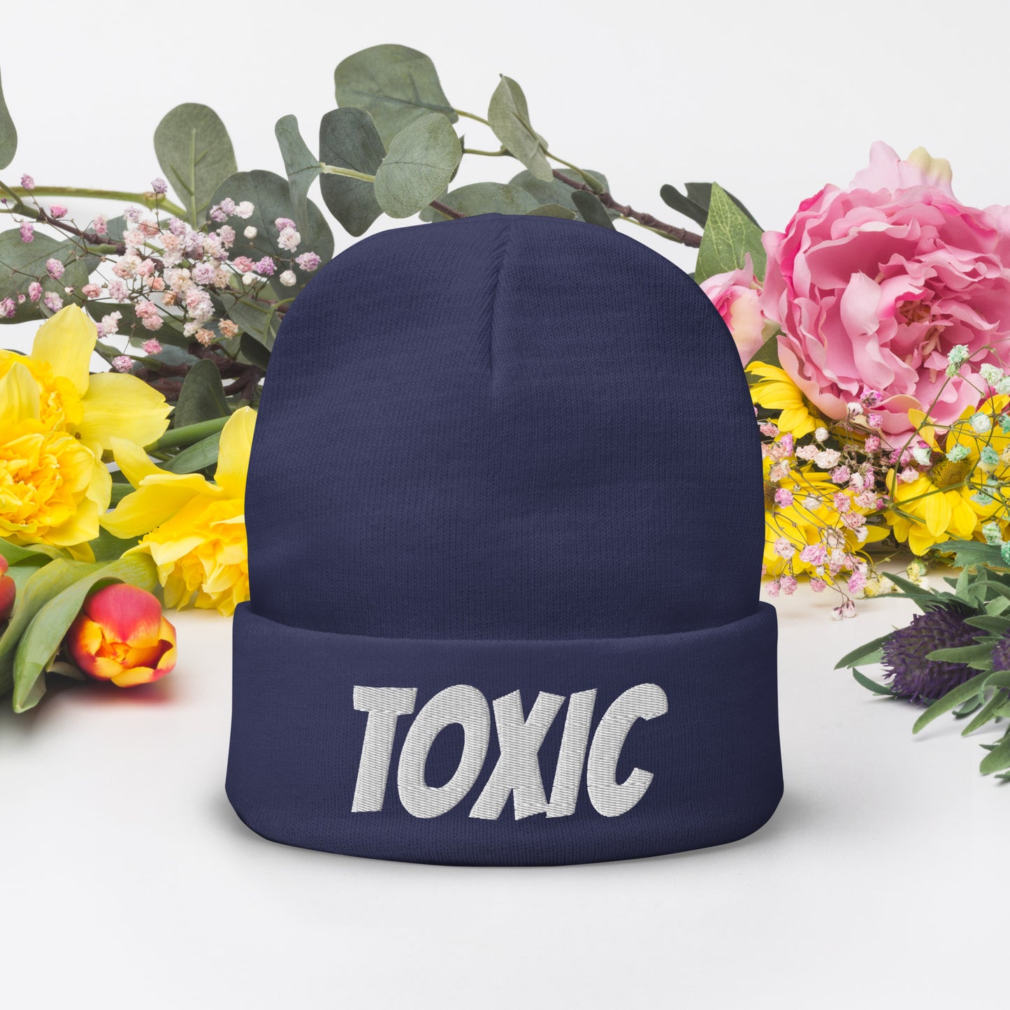 TOXIC Embroidered Beanie