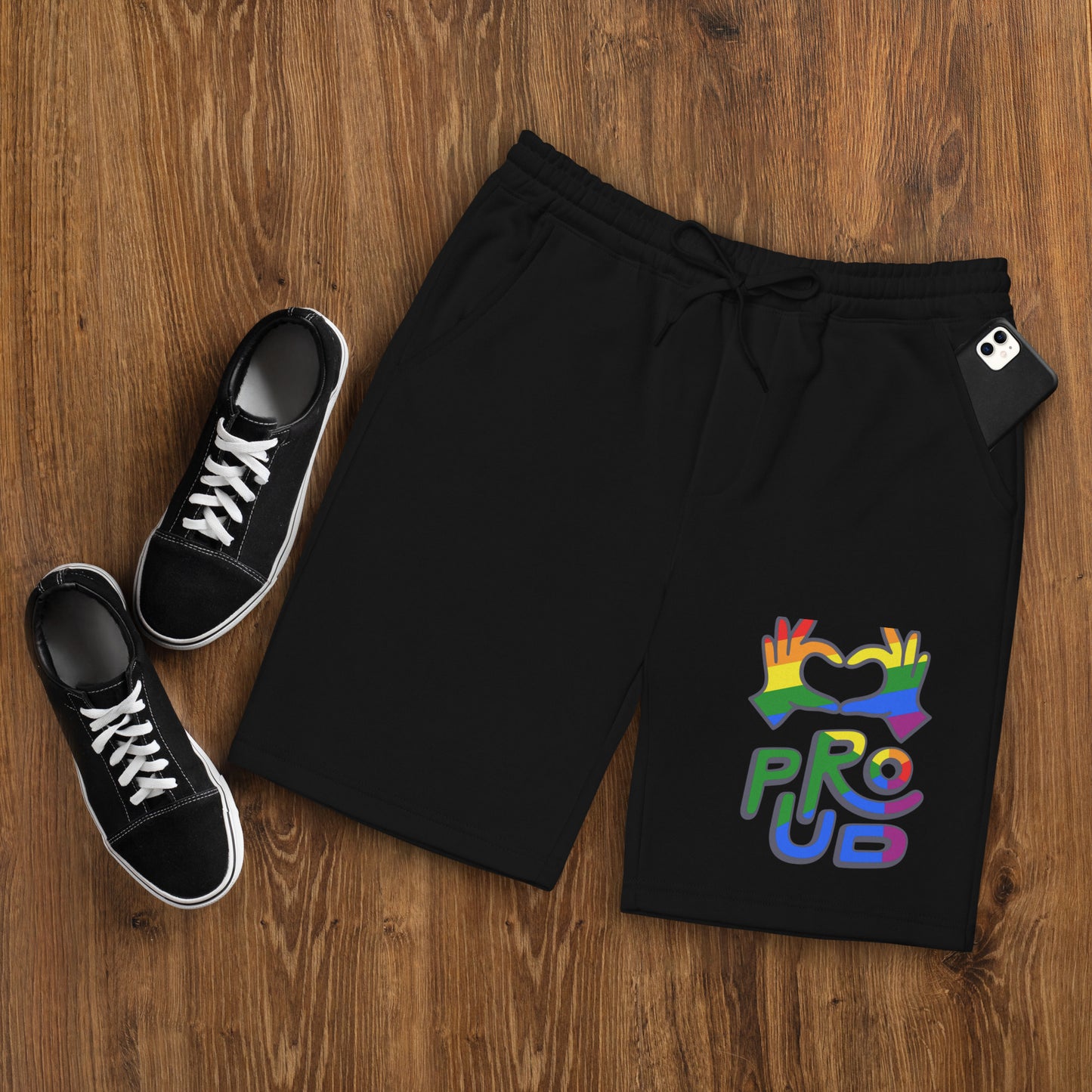 Be Yourself  fleece shorts
