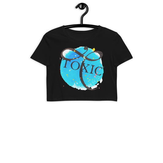TOXIC Blue Crop Top