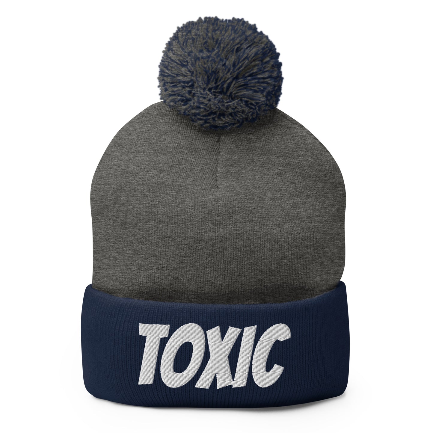 TOXIC Pom-Pom Beanie