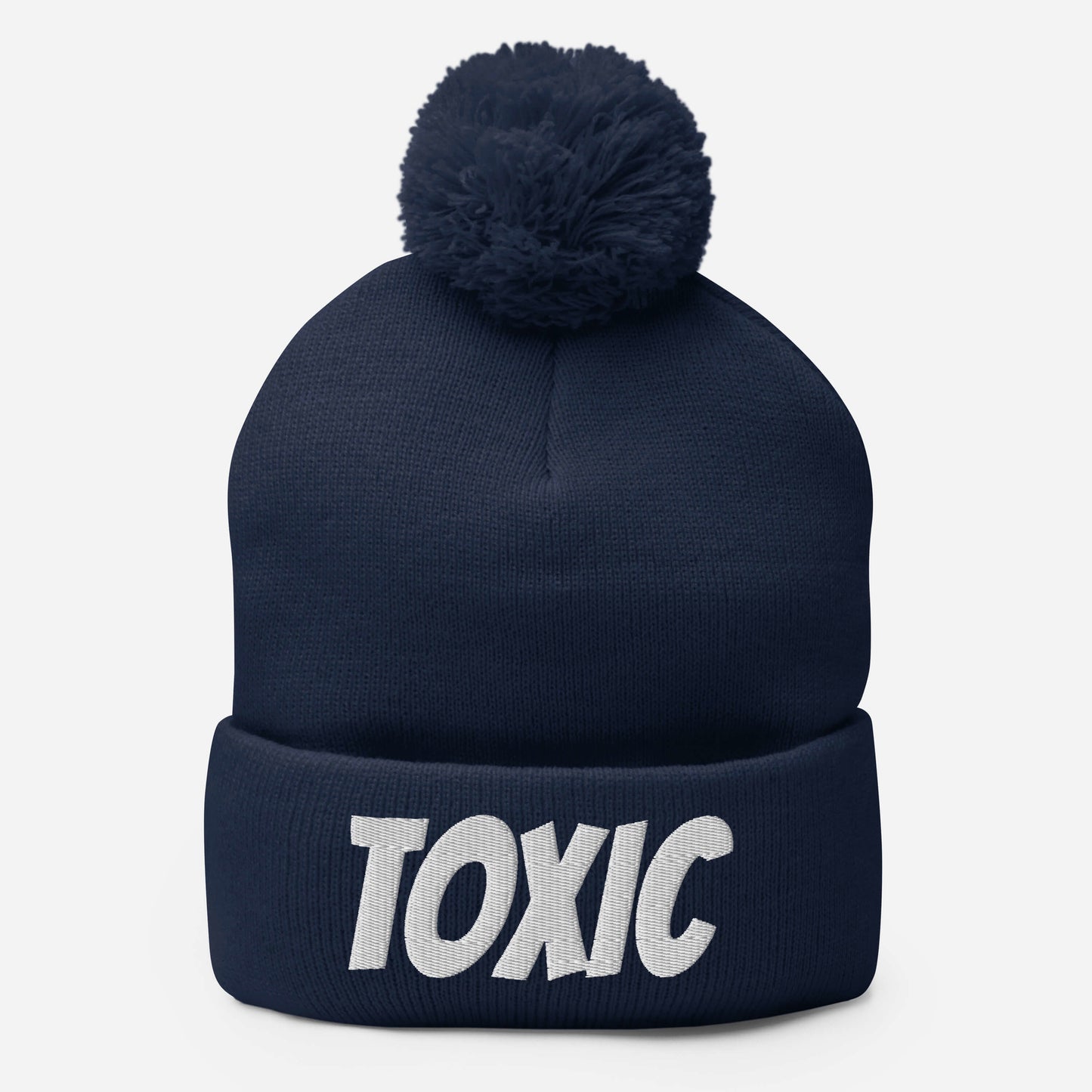 TOXIC Pom-Pom Beanie