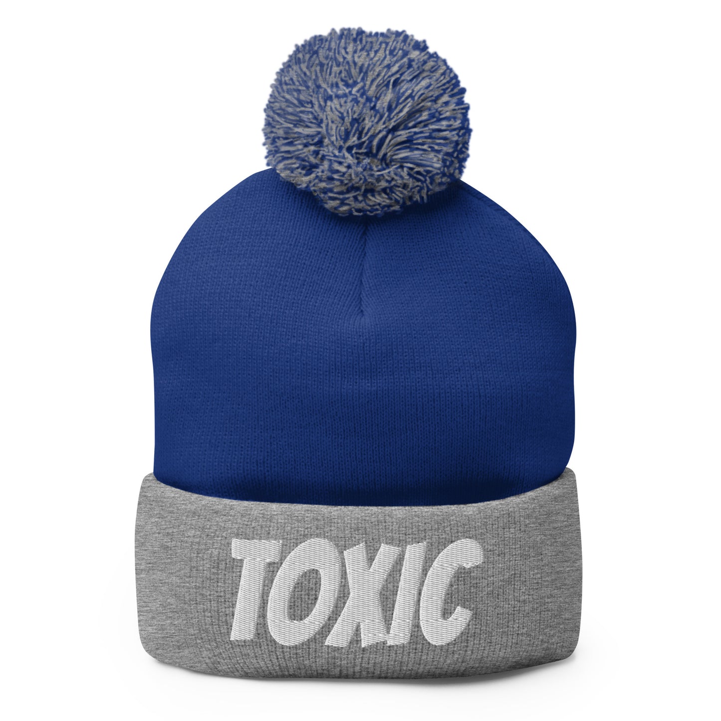 TOXIC Pom-Pom Beanie