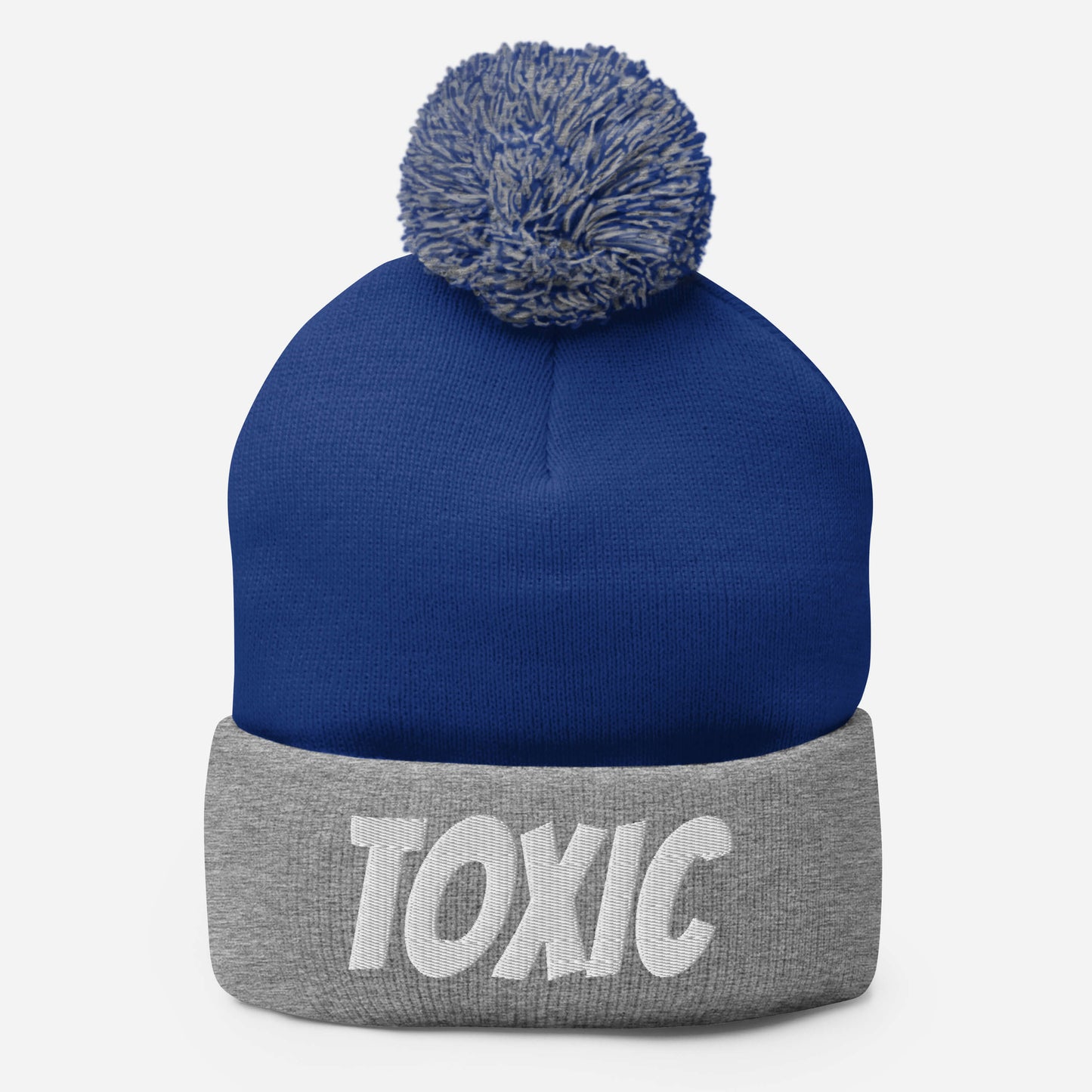 TOXIC Pom-Pom Beanie