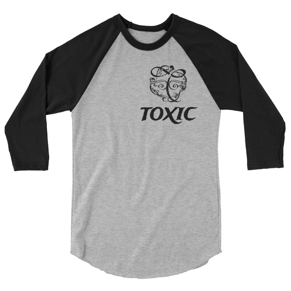 TOXIC orginal 3/4 sleeve raglan shirt