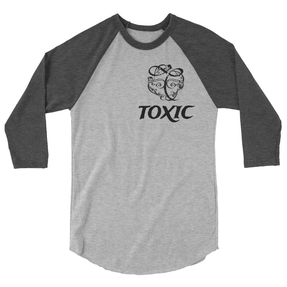 TOXIC orginal 3/4 sleeve raglan shirt