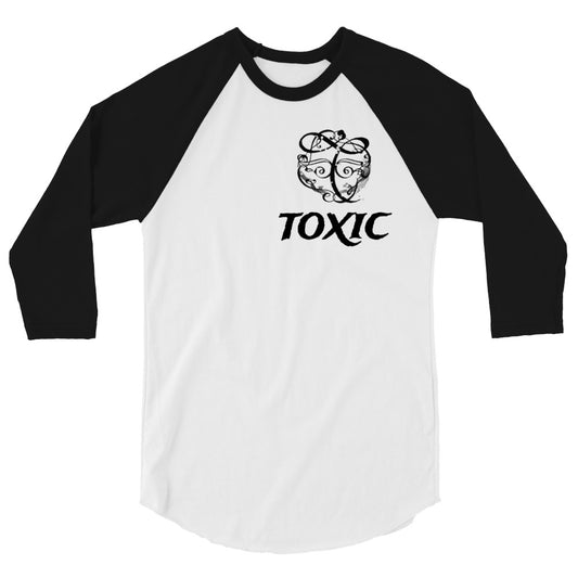 TOXIC orginal 3/4 sleeve raglan shirt