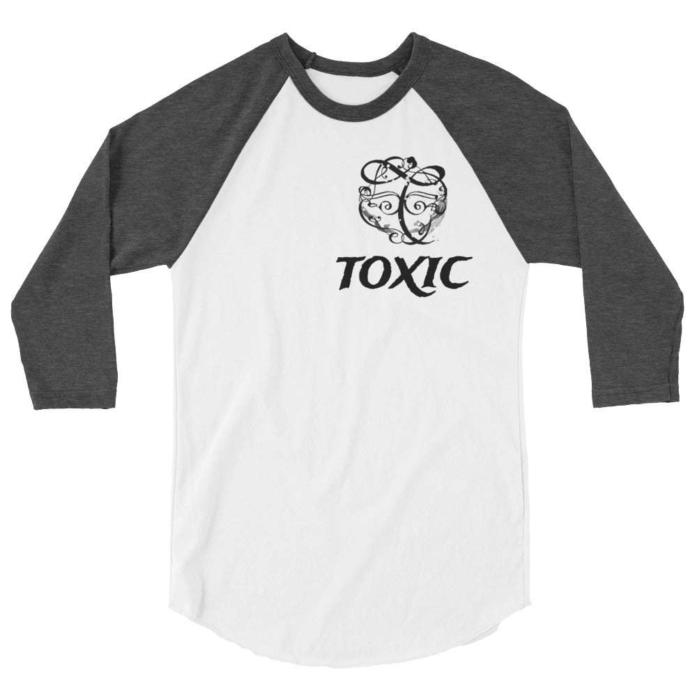 TOXIC orginal 3/4 sleeve raglan shirt