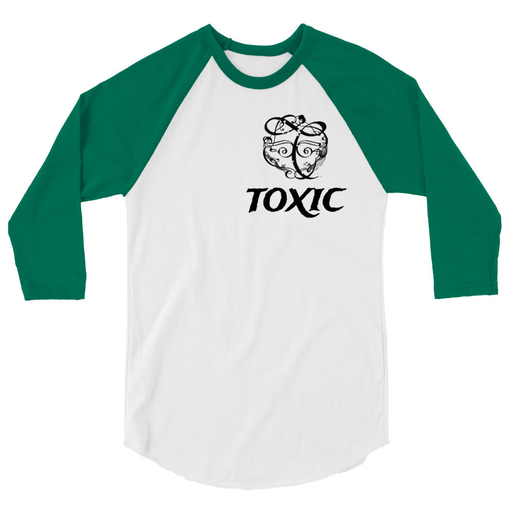 TOXIC orginal 3/4 sleeve raglan shirt