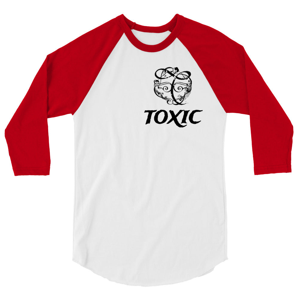 TOXIC orginal 3/4 sleeve raglan shirt