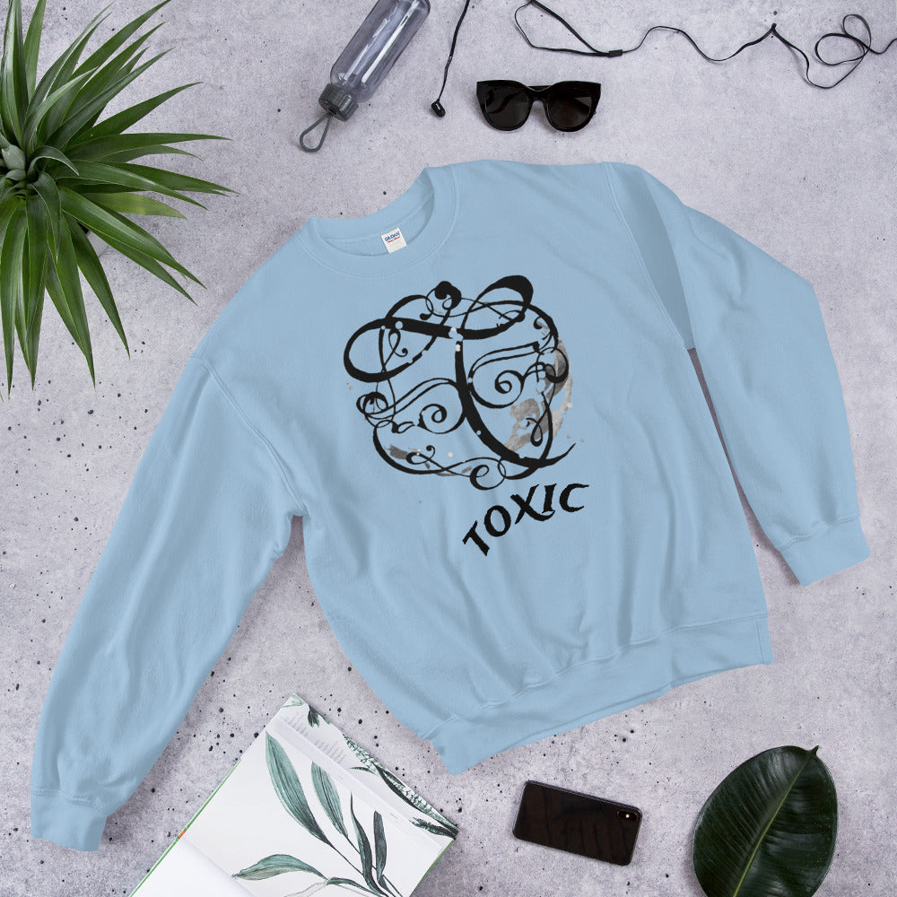 TOXIC Pullover Solid Unisex Sweatshirt