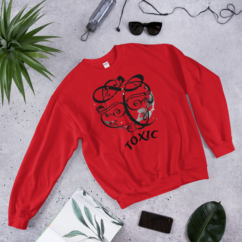 TOXIC Pullover Solid Unisex Sweatshirt