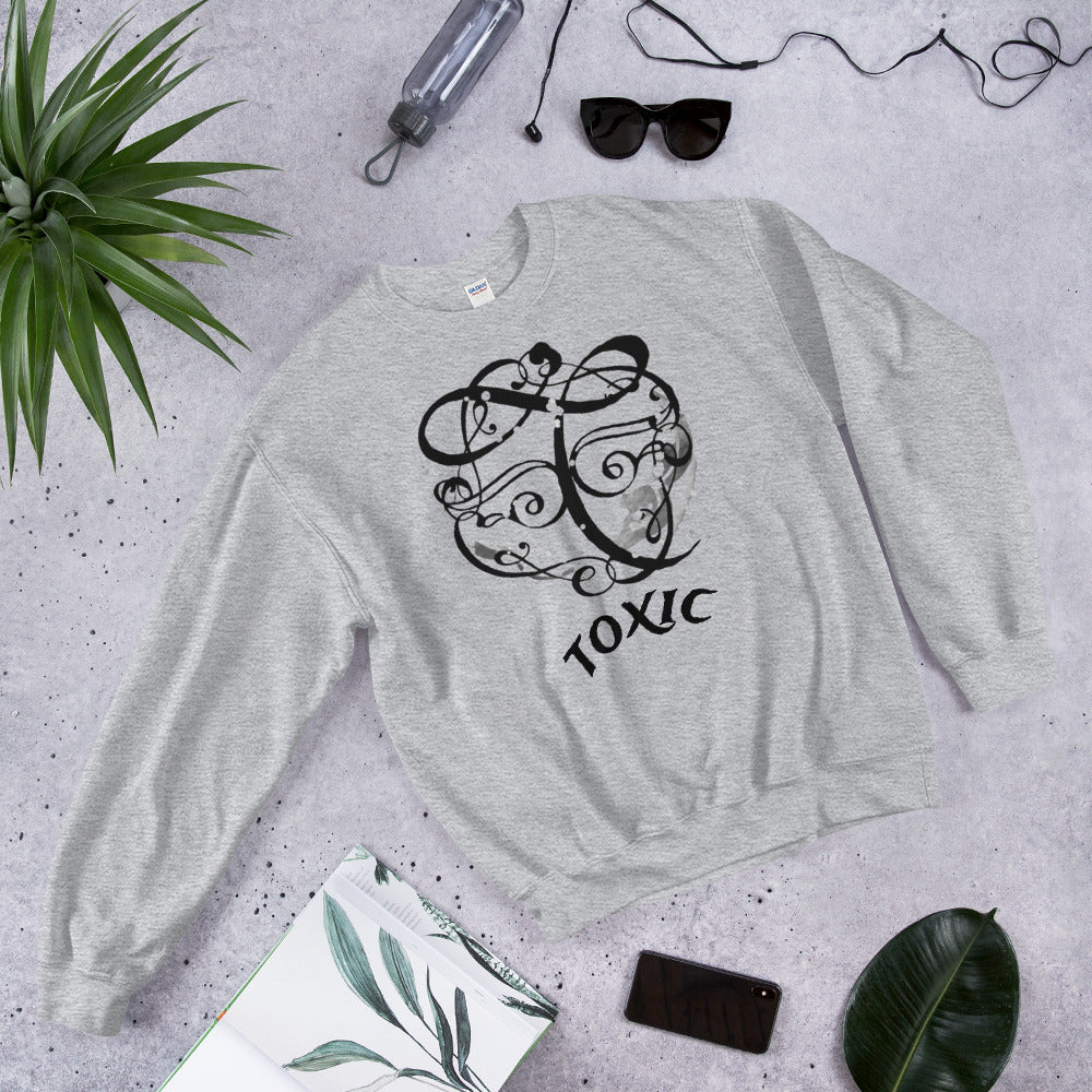 TOXIC Pullover Solid Unisex Sweatshirt