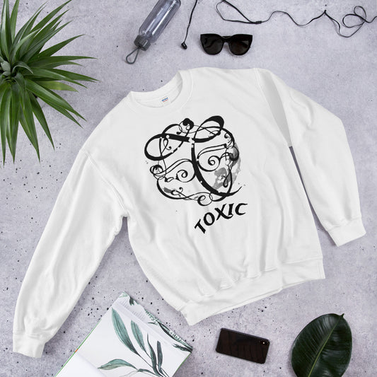 TOXIC Pullover Solid Unisex Sweatshirt