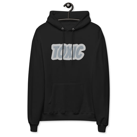 TOXIC Embroidery Unisex fleece hoodie