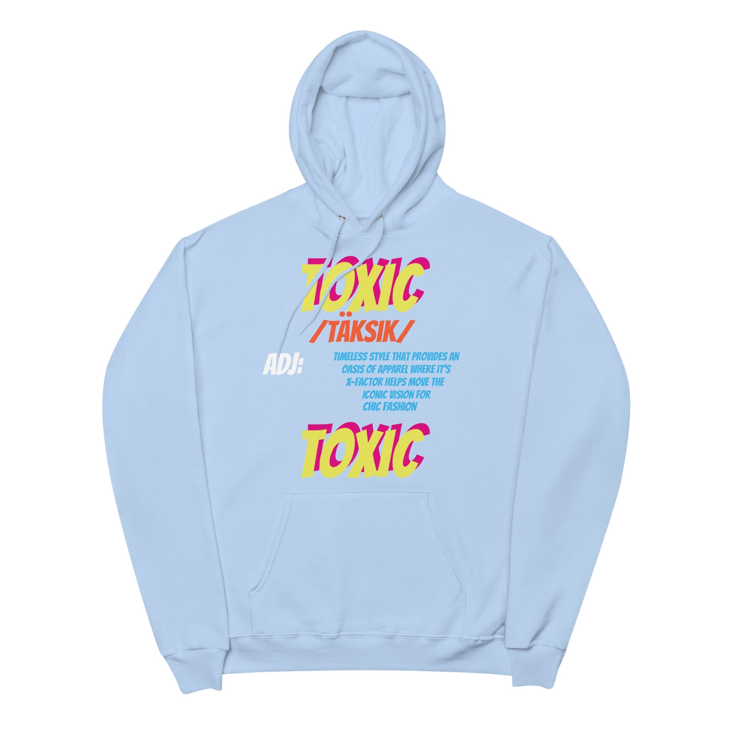 Unisex fleece hoodie