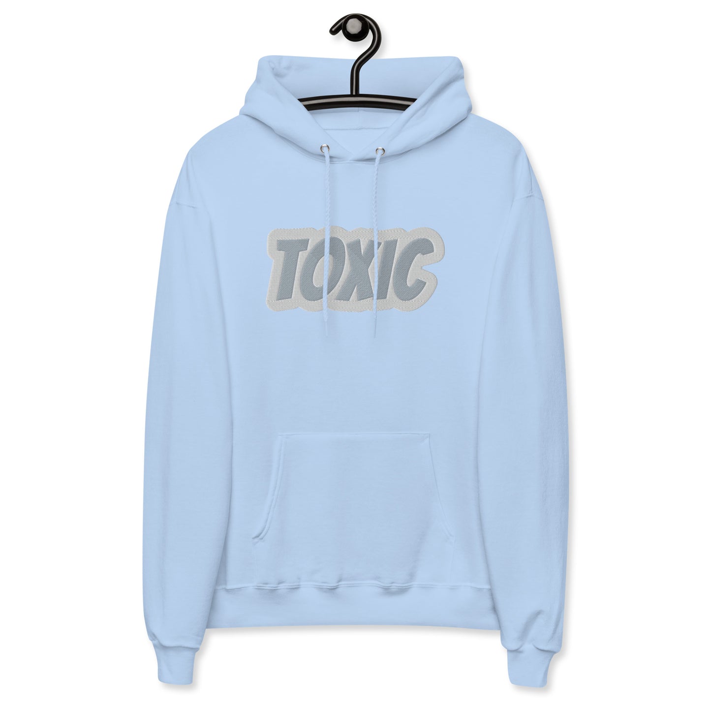 TOXIC Embroidery Unisex fleece hoodie