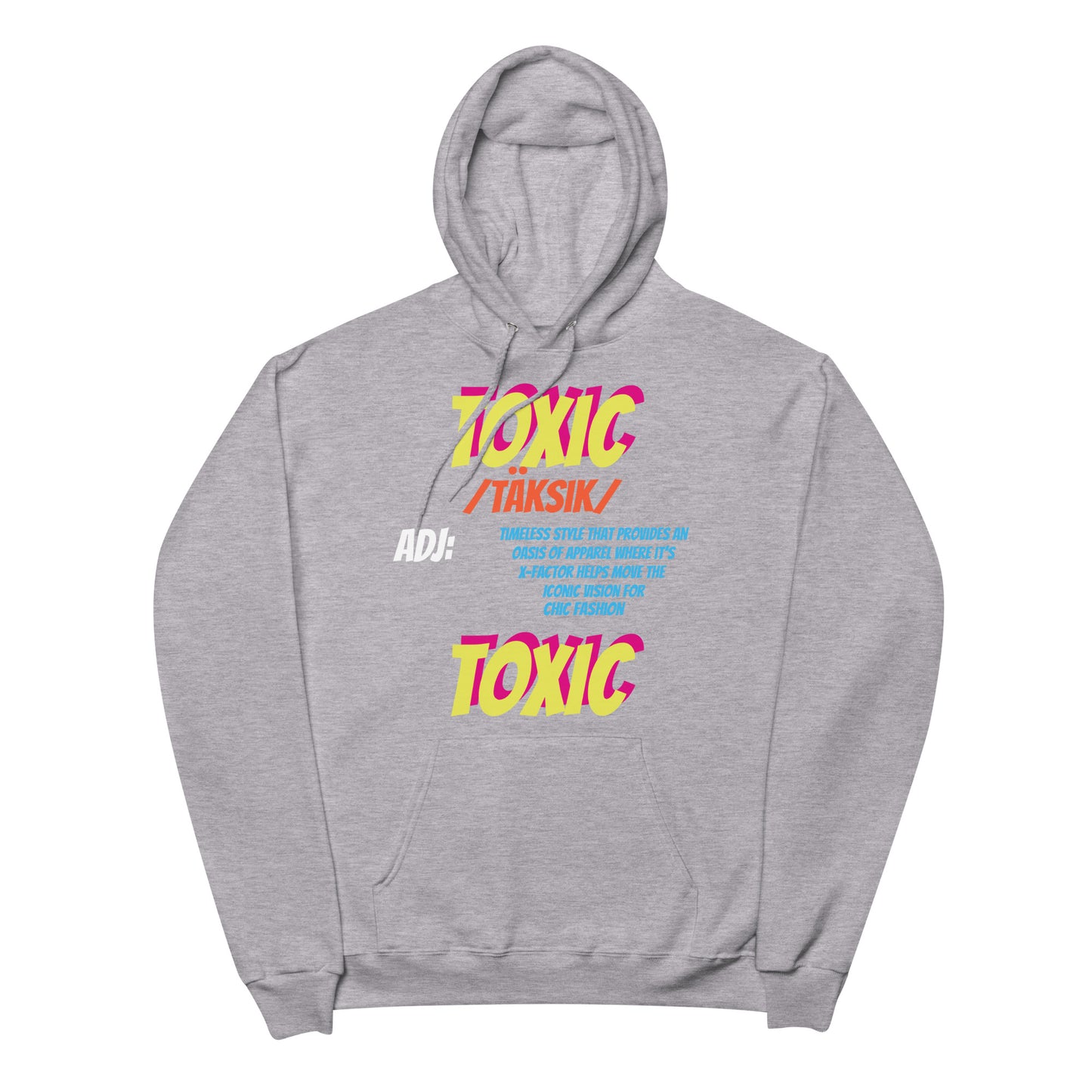 Unisex fleece hoodie