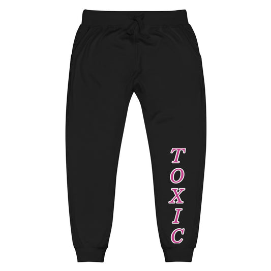 TOXIC Pink Shadow Unisex fleece sweatpants