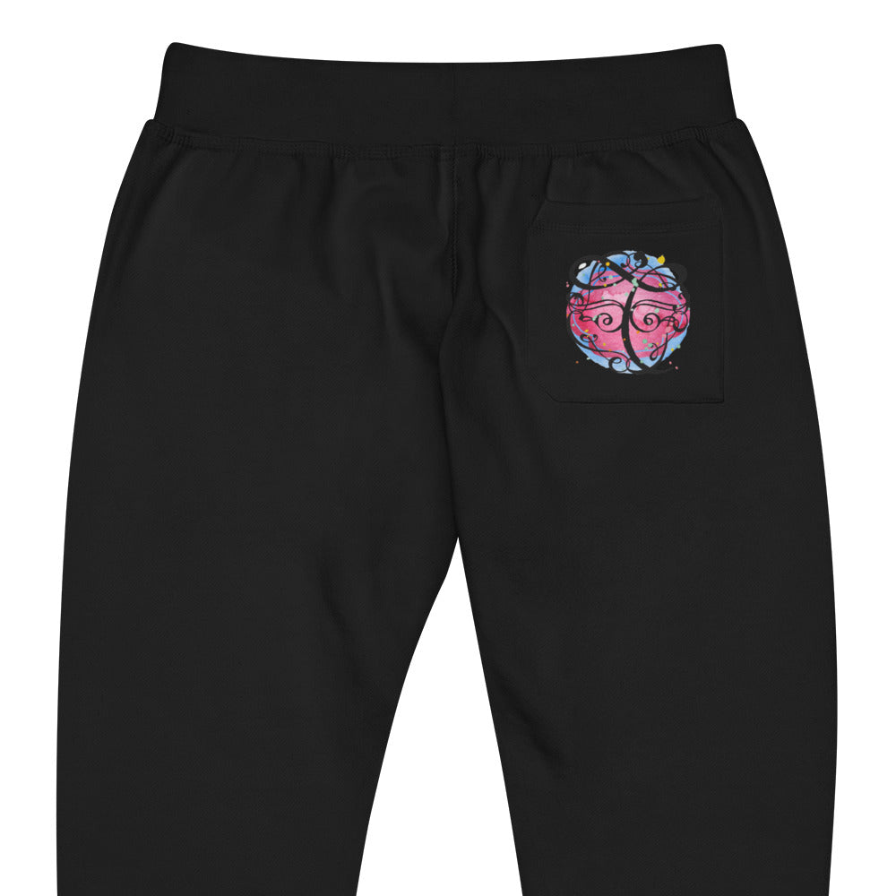 TOXIC Pink Shadow Unisex fleece sweatpants