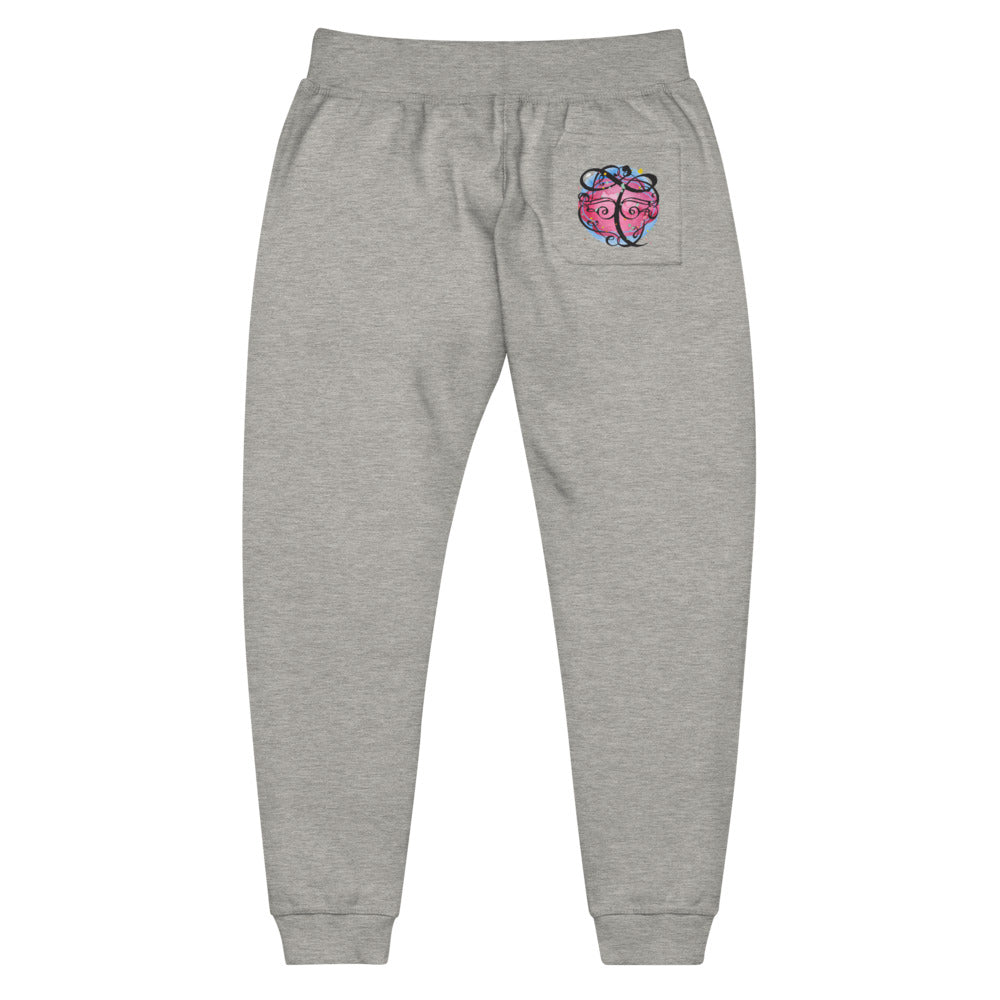 TOXIC Pink Shadow Unisex fleece sweatpants