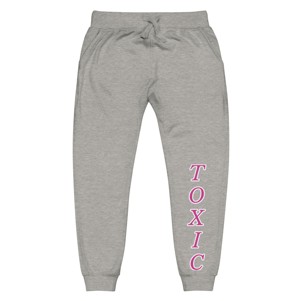 TOXIC Pink Shadow Unisex fleece sweatpants
