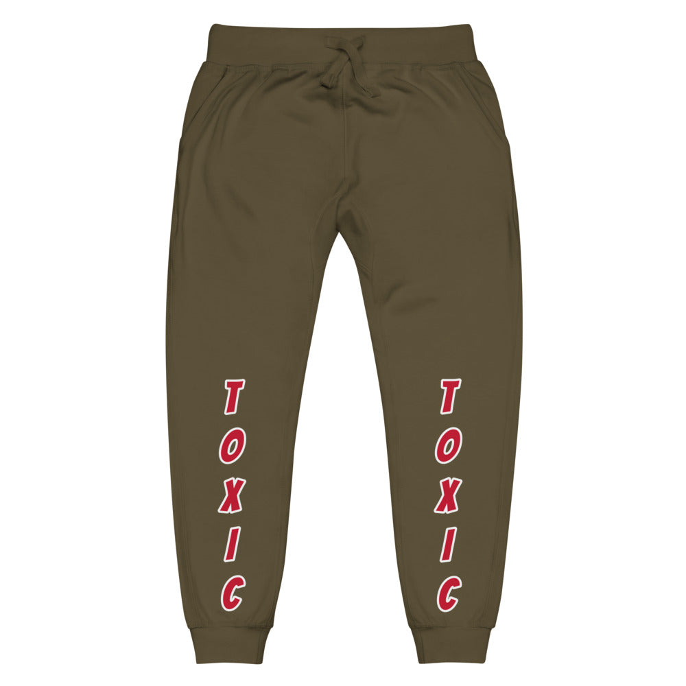 TOXIC Double Red Unisex fleece sweatpants