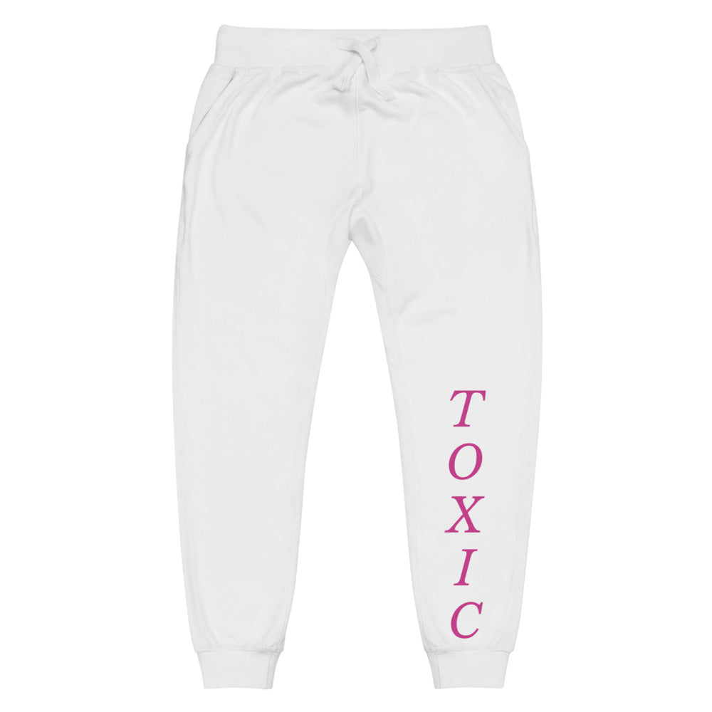 TOXIC Pink Shadow Unisex fleece sweatpants