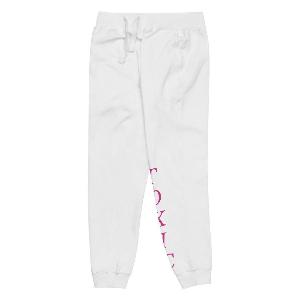 TOXIC Pink Shadow Unisex fleece sweatpants