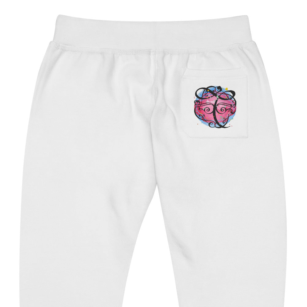 TOXIC Pink Shadow Unisex fleece sweatpants
