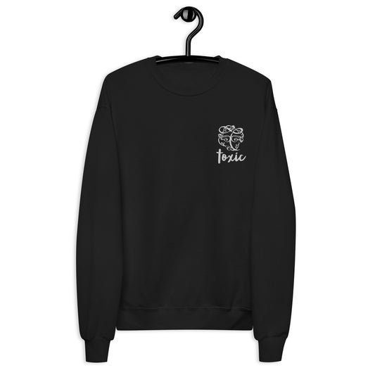 TOXIC Unisex fleece sweatshirt
