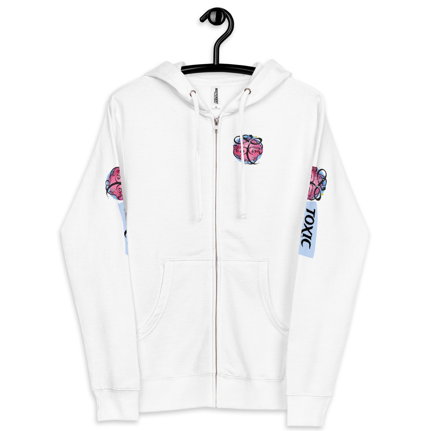 TOXIC Mike Unisex fleece zip up hoodie