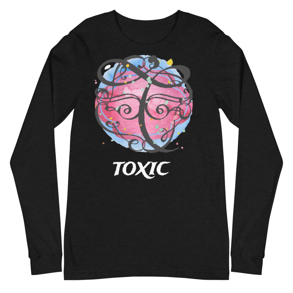 TOXIC Pink Unisex Long Sleeve Tee