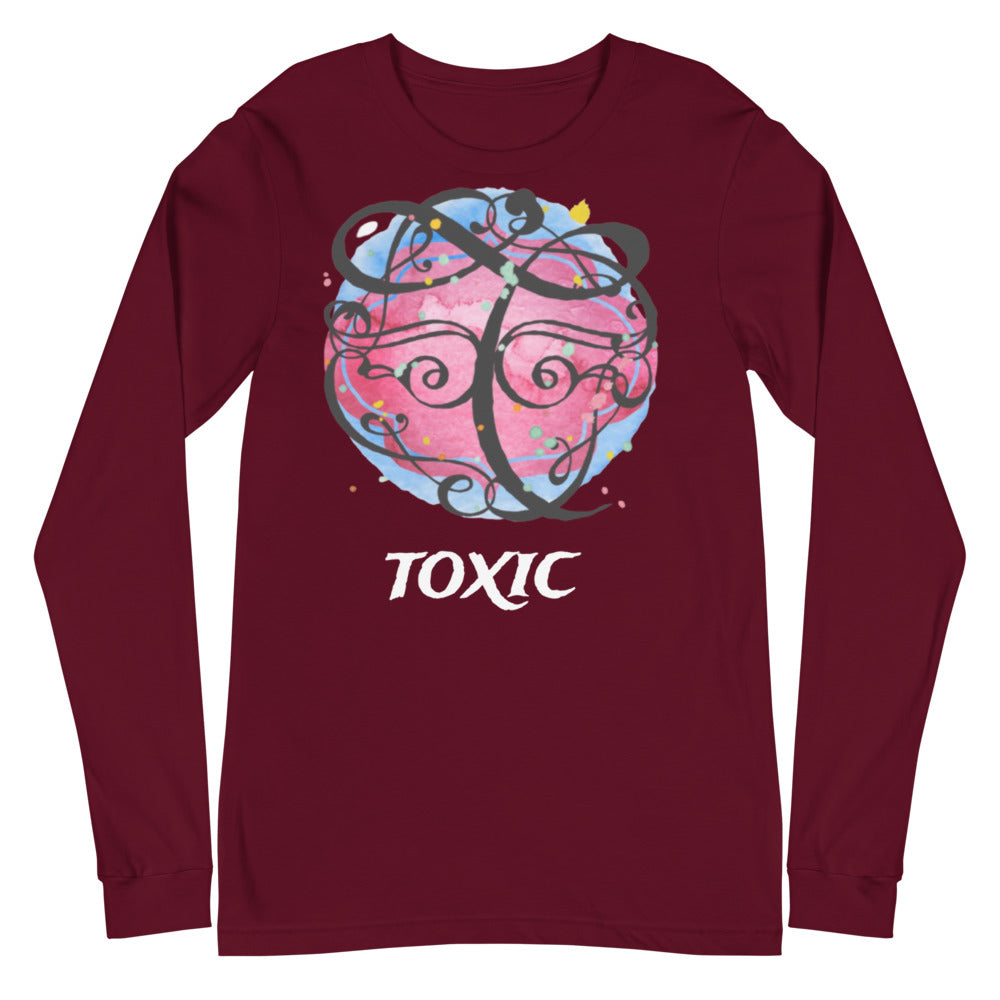 TOXIC Pink Unisex Long Sleeve Tee