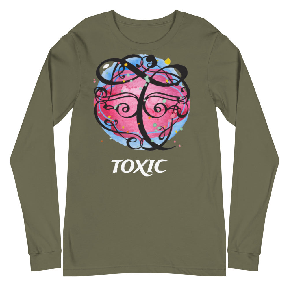 TOXIC Pink Unisex Long Sleeve Tee