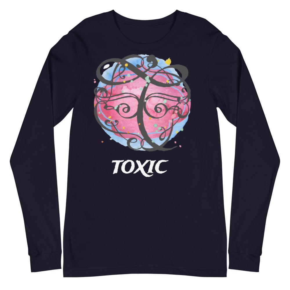 TOXIC Pink Unisex Long Sleeve Tee
