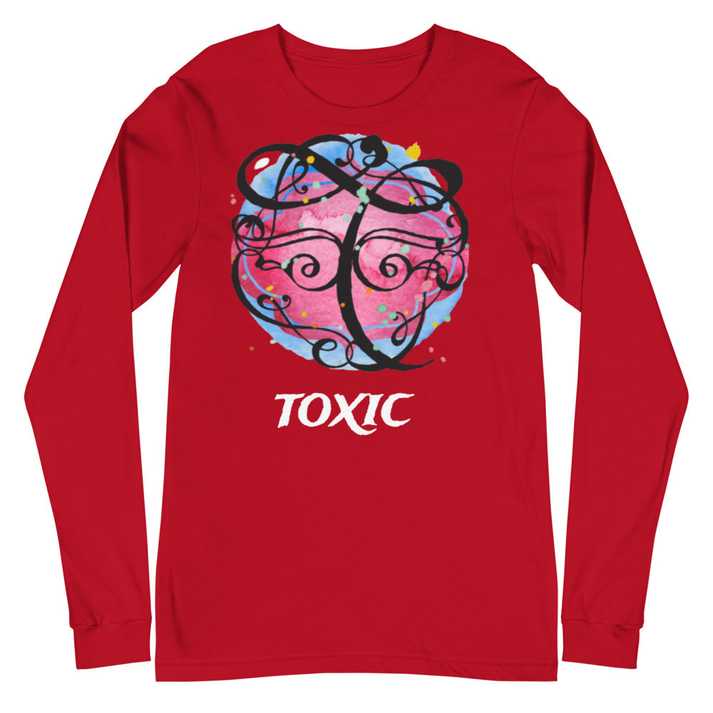 TOXIC Pink Unisex Long Sleeve Tee