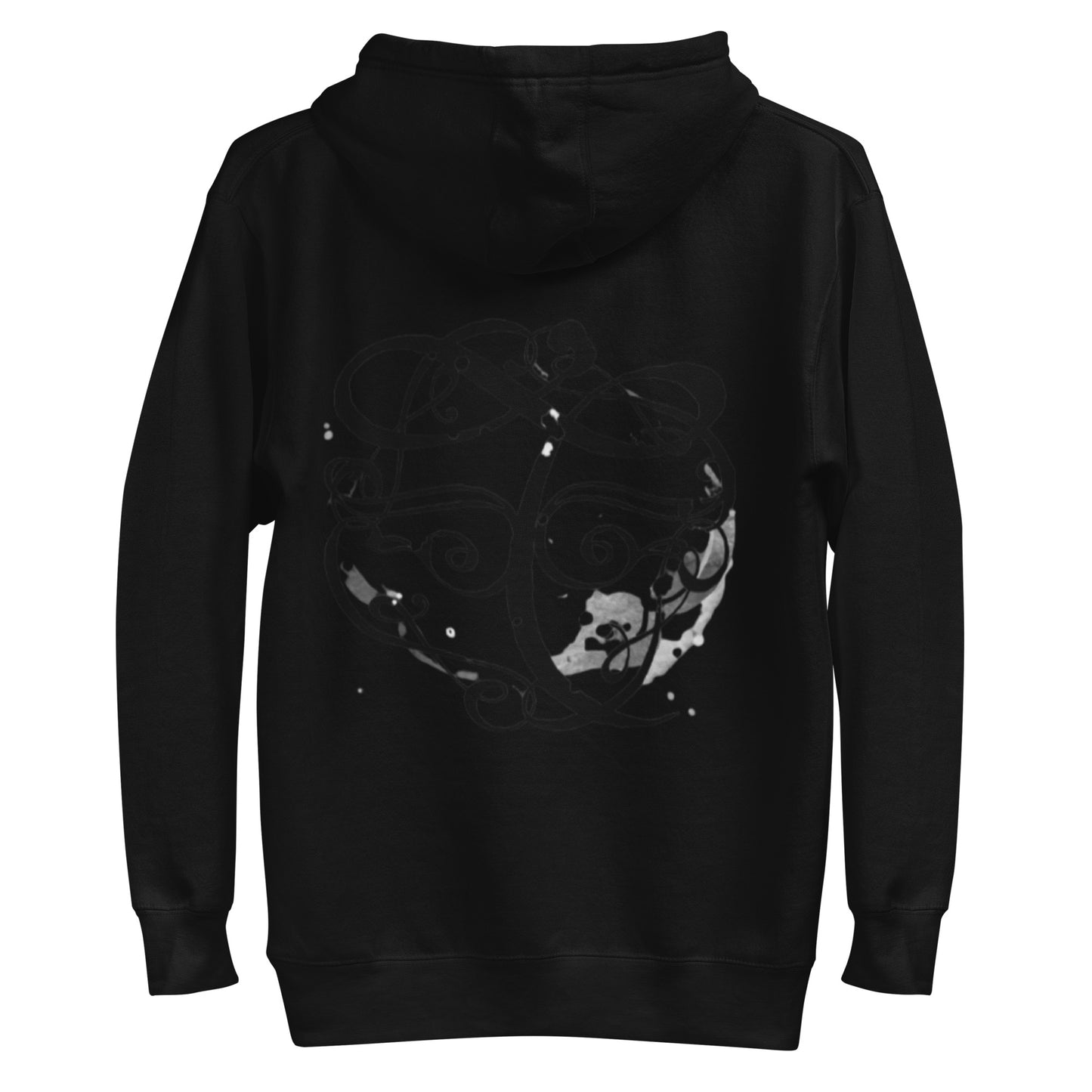 TOXIC SKULL Unisex Hoodie (B/W)