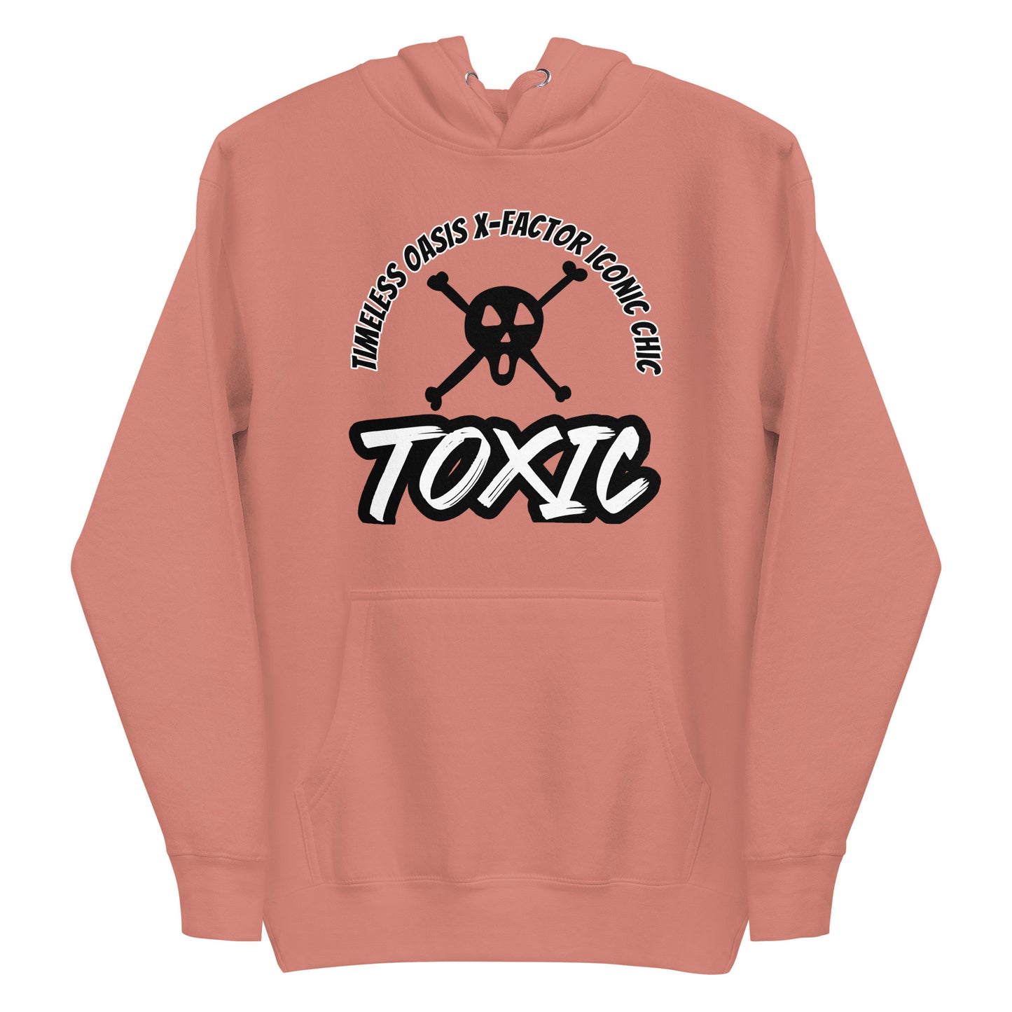 TOXIC SKULL Unisex Hoodie (B/W)