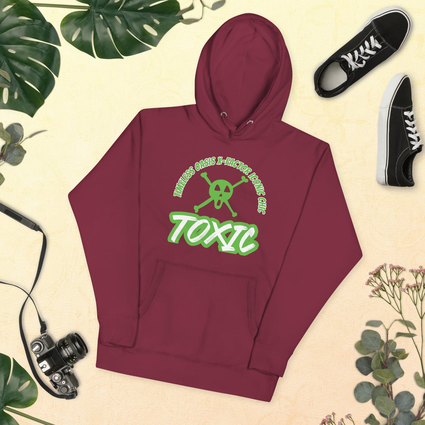 TOXIC SKULL Unisex Hoodie (G)