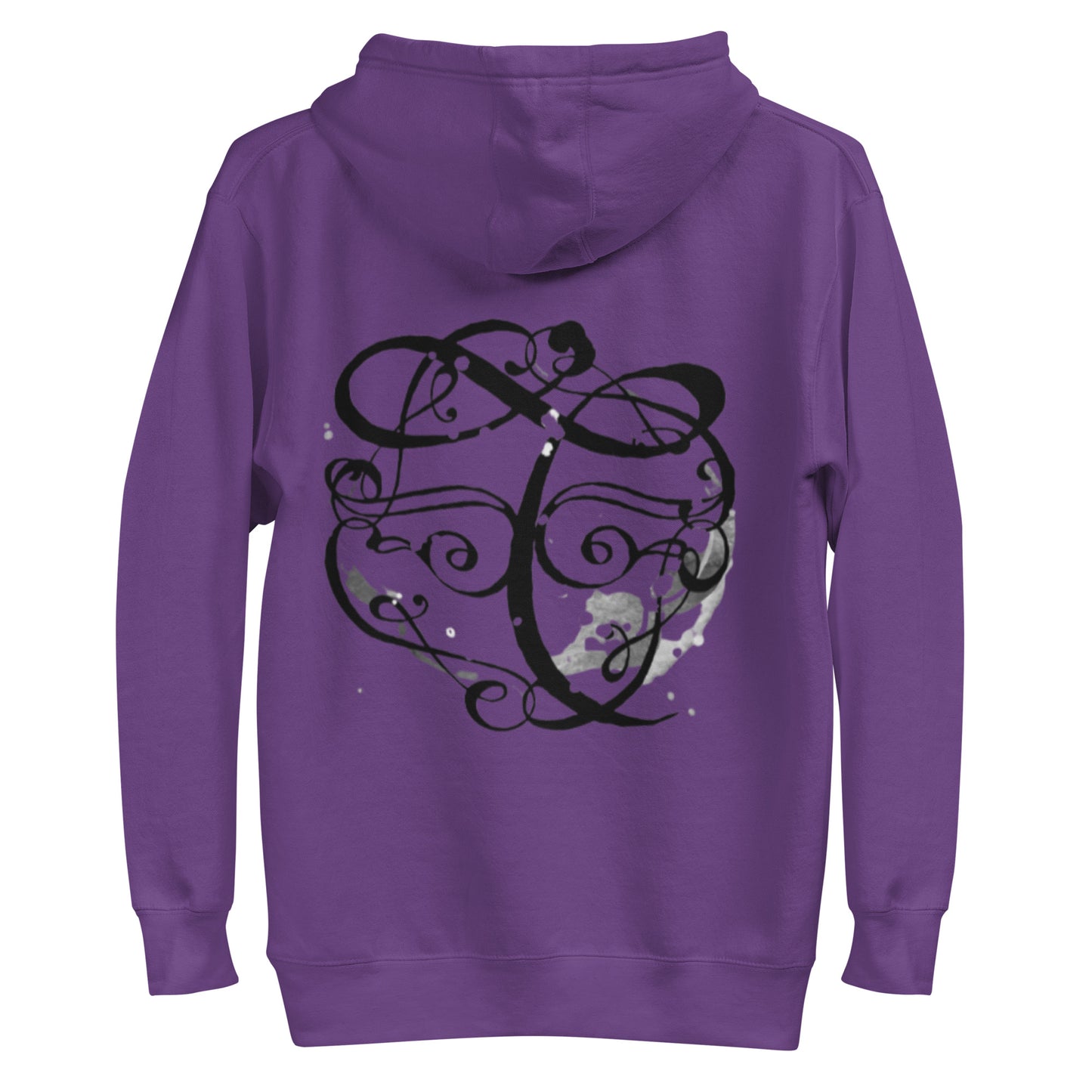 TOXIC SKULL Unisex Hoodie (B/W)