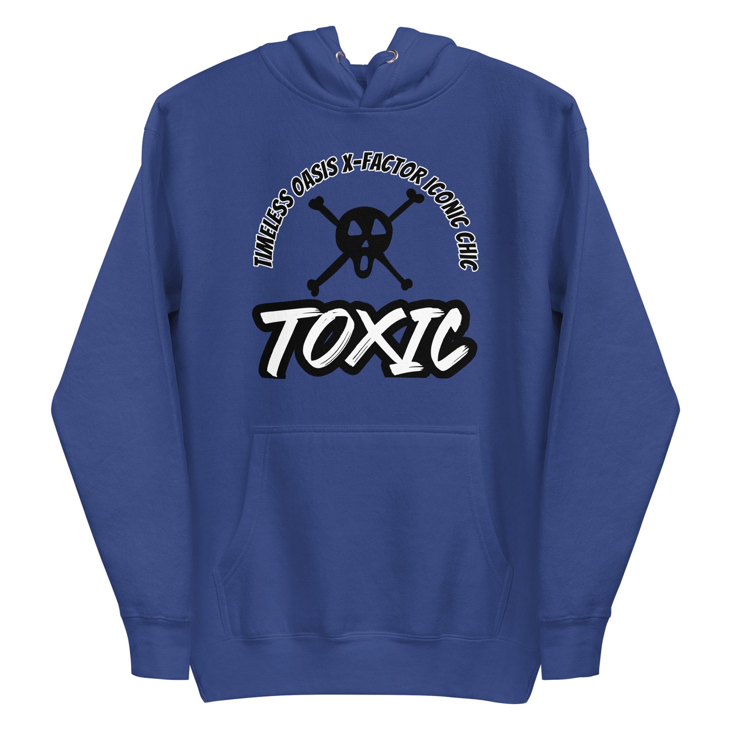 TOXIC SKULL Unisex Hoodie (B/W)