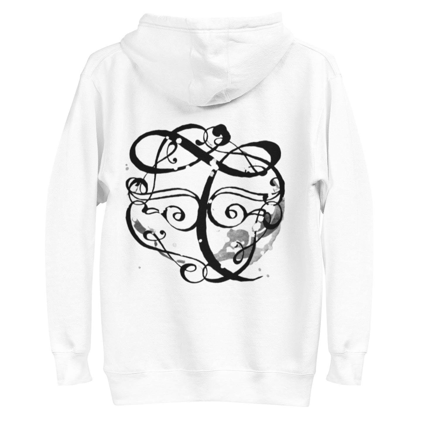 TOXIC SKULL Unisex Hoodie (B/W)